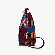 Load image into Gallery viewer, Ribbons -Zipper Sling Makeup Bag
