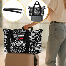 Load image into Gallery viewer, 'Everything is Perfect on Black' Lightweight luggage
