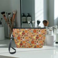 Load image into Gallery viewer, 288. Zipper Makeup Bag with Wrist Strap Variety squash
