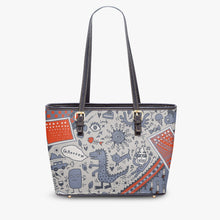 Load image into Gallery viewer, 586. Large- Leather Tote Bag  Sunday
