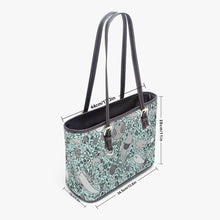 画像をギャラリービューアに読み込む, 586. Large- Leather Tote Bag Dream in turquoise
