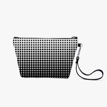 Load image into Gallery viewer, White with black dots-Zipper Sling Bag
