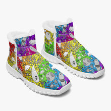 Load image into Gallery viewer, Dream in Rainbow- Fur Zipper Up Boots
