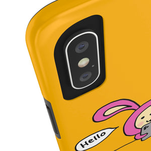 Hello Bunny-Tough Phone Cases