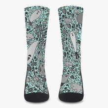 画像をギャラリービューアに読み込む, Dream in turquoise-. Reinforced Sports Socks
