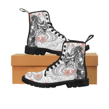 Load image into Gallery viewer, Yozakura white -Women&#39;s Canvas Boots
