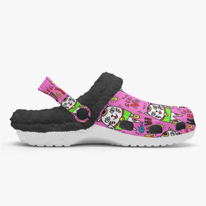 475. Lined All Over Printed Clogs Manekineko