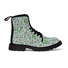 Load image into Gallery viewer, Beans in Green -Women&#39;s Canvas Boots
