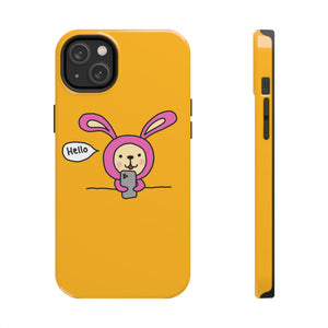 Hello Bunny-Tough Phone Cases