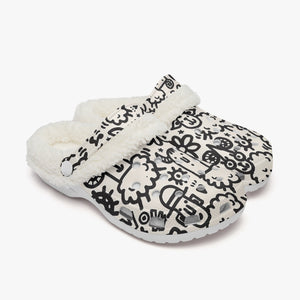 Beloved Sheep- Lined All Over Printed Clogs