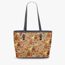 Load image into Gallery viewer, 586. Large Leather Tote Bag Varieties squash
