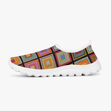 Load image into Gallery viewer, Colorful Square- Women&#39;s Slip-On
