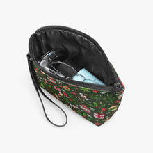 Load image into Gallery viewer, 288. ‘Holly Pop’ Zipper Makeup Bag with Wrist Strap
