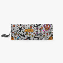 Load image into Gallery viewer, 288. Zipper Makeup Bag with Wrist Strap Halloween- zipper strap bag
