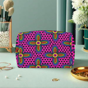 Vibrant Blossom -Large Travel Pouch