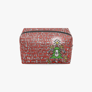 585. ‘Santa Tree’ Boxy Makeup Bag