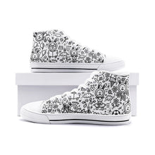 Load image into Gallery viewer, Happy Bunny -Unisex High Top Canvas Shoes
