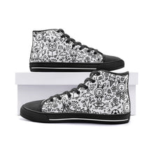 Load image into Gallery viewer, Happy Bunny -Unisex High Top Canvas Shoes
