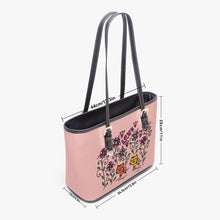 Load image into Gallery viewer, 586. Large Leather Tote Bag cat lovers
