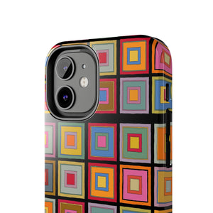 Colorful Square-Tough Phone Cases