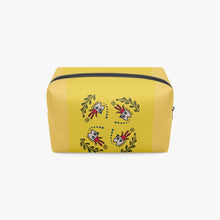 Load image into Gallery viewer, &#39;B6&#39;Fish in Yellow-Large Capacity Travel Makeup Bag
