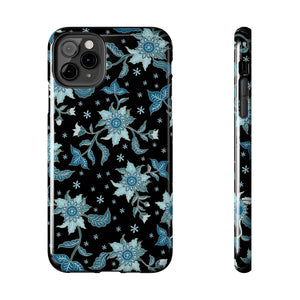 Blue Flowers-Tough Phone Cases