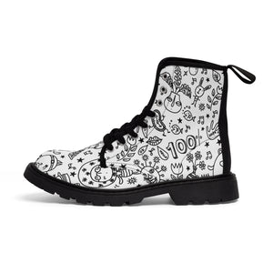 100% -Women's Canvas Boots