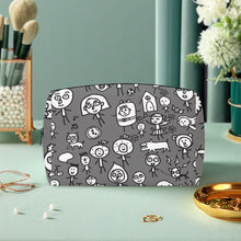 Load image into Gallery viewer, Friends on the Earth-Large Capacity Travel Makeup Bag
