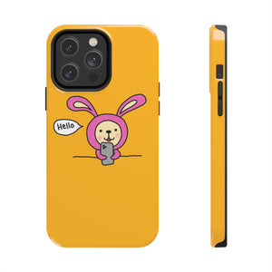 Hello Bunny-Tough Phone Cases