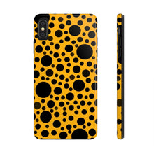 画像をギャラリービューアに読み込む, Yellow with black dots - Phone Cases
