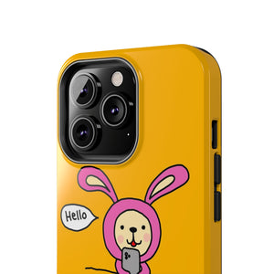 Hello Bunny-Tough Phone Cases