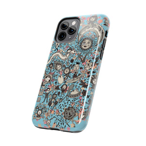 Unknown World in blue- Phone Cases