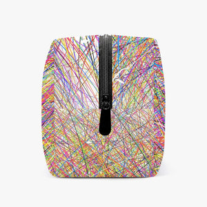 Rainbow Thread-Large Capacity Travel Makeup Bag