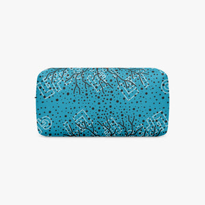 'B3' Tree in blue-Large Capacity Travel Makeup Bag