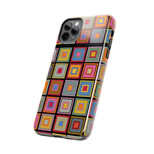 Colorful Square-Tough Phone Cases