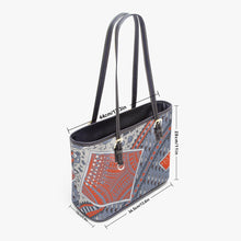 画像をギャラリービューアに読み込む, 586. Large- Leather Tote Bag  Sunday
