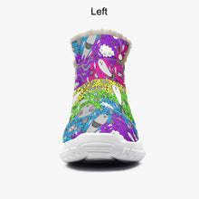 Load image into Gallery viewer, Dream in Rainbow- Fur Zipper Up Boots
