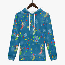 画像をギャラリービューアに読み込む, Holiday Bear in Snow - Unisex Trending Hoodie
