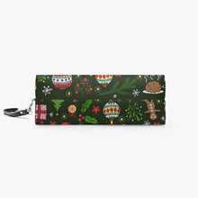 Load image into Gallery viewer, 288. ‘Holly Pop’ Zipper Makeup Bag with Wrist Strap
