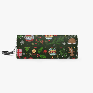 288. ‘Holly Pop’ Zipper Makeup Bag with Wrist Strap