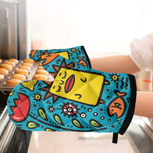 Oven glove(two pieces)