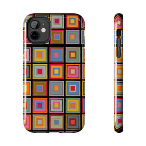 Colorful Square-Tough Phone Cases