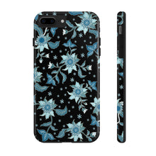 Load image into Gallery viewer, Blue Flowers-Tough Phone Cases
