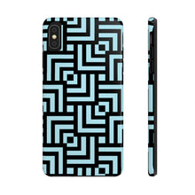 画像をギャラリービューアに読み込む, Square chevron Blue-Tough Phone Cases
