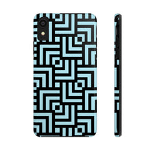 Load image into Gallery viewer, Square chevron Blue-Tough Phone Cases
