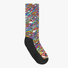 画像をギャラリービューアに読み込む, Rainbow Threads-Reinforced Sports Socks
