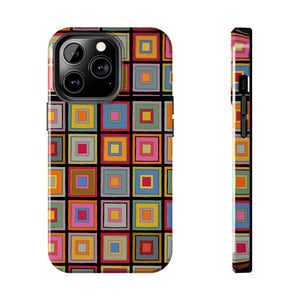 Colorful Square-Tough Phone Cases