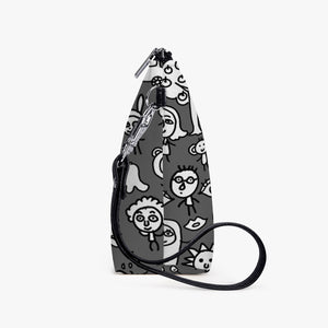 Friends on the Earth-Zipper Sling Bag