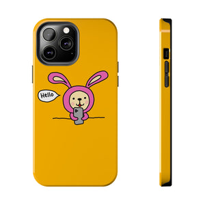 Hello Bunny-Tough Phone Cases