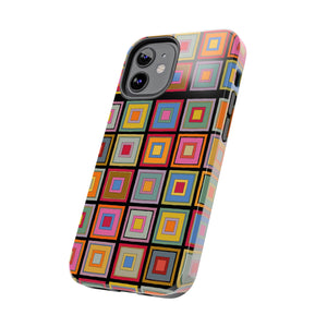 Colorful Square-Tough Phone Cases